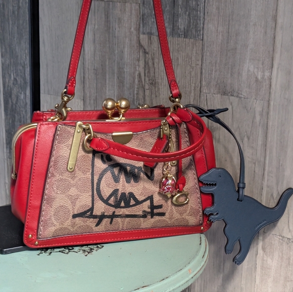 Coach Handbags - Coach Dreamer 21 Signature Rexy By Guang yu With Rexy Charm